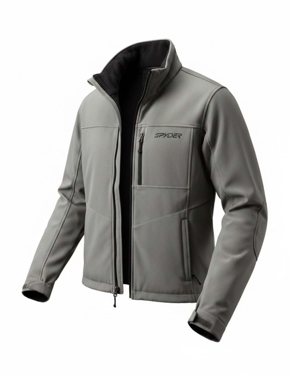 Spyder Men's Grey Soft Shell Jacket SZ L